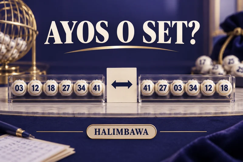 Orihinal na ilustrasyong lottery: Six-number sorting and duplication. Mga halimbawang label, hindi aktuwal na result.